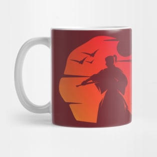 Sunset samurai Mug